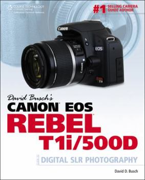 Paperback David Busch's Canon EOS Rebel T1i/500D Guide to Digital SLR Phototography Book