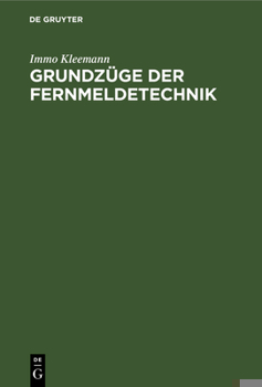Hardcover Grundzüge Der Fernmeldetechnik [German] Book