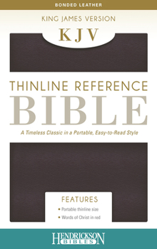 Bonded Leather Thinline Reference Bible-KJV Book