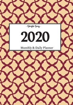 Paperback 2020 Planner Daily and Monthly: On-The-Go Planner - Jan 1, 2020 to Dec 31, 2020: Daily & Monthly Planner + Calendar Views - Productivity Planner Book