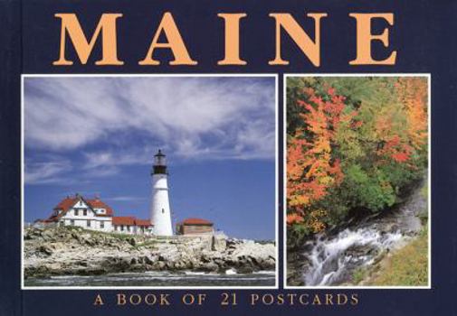 Card Book Maine Postcard Book