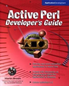 Paperback Active Perl Developer's Guide [With CDROM] Book