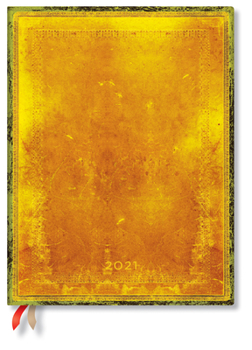 Paperback Paperblanks 2021 Ochre Ultra 12-Month-Flexis Book