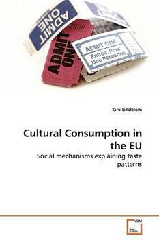 Paperback Cultural Consumption in the EU Book