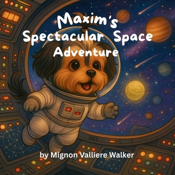 Paperback Maxim's Spectacular Space Adventure [Large Print] Book
