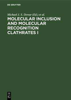 Hardcover Molecular Inclusion and Molecular Recognition Clathrates I [German] Book
