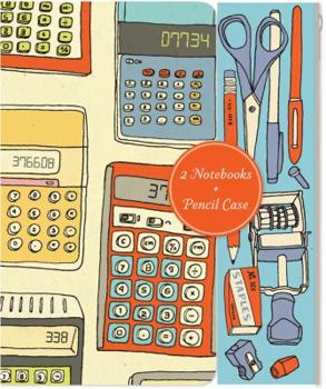 Paperback Notes and Calculations Notebooks + Pencil Case Set [With Pencil Case] Book