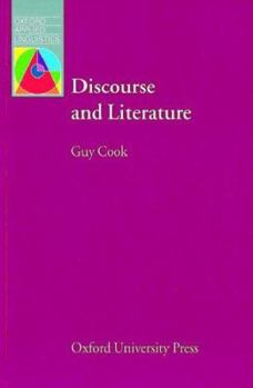 Paperback Discourse and Literature Book