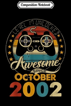 Paperback Composition Notebook: Level 7 Unlocked Awesome Since 2012 7th Birthday Gamer Journal/Notebook Blank Lined Ruled 6x9 100 Pages Book