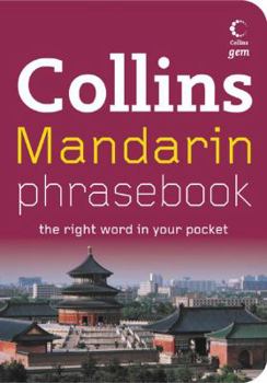 Paperback Collins Mandarin Phrasebook: The Right Word in Your Pocket (Collins Gem) (Chinese and English Edition) Book