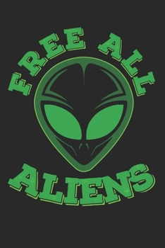 FREE ALL ALIENS NOTEBOOK: ALIEN HEAD AREA 51 ROSWELL UFO Blank Notebook, Journal or Diary,  artwork workbook, journal, sketchbook,  log book for Writing,  Size 6" x 9", 120 Pages