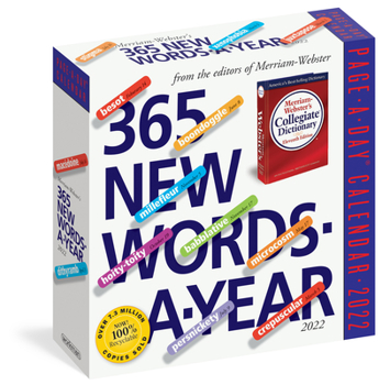 Calendar 365 New Words-A-Year Page-A-Day Calendar 2022: For Students, Writers, Crossword Fanatics and Lovers of Language Book