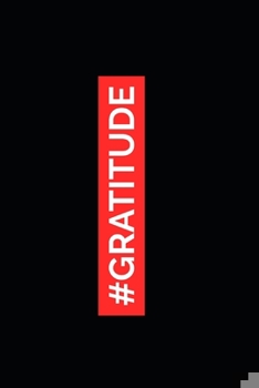 Paperback #gratitude: Blank lined 6x9 Gratitude Journal For Men Book