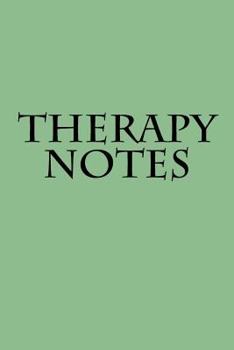 Paperback Therapy Notes Book