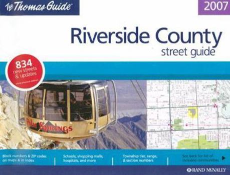 Spiral-bound Riverside County Street Guide Book