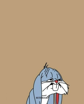 Notebook: Looney Tunes Cartoon Soft Glossy Cover College Ruled Lined Pages Book 7.5 x 9.25 Inches 110 Pages