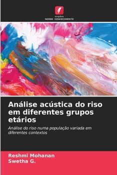 Paperback Análise acústica do riso em diferentes grupos etários [Portuguese] Book
