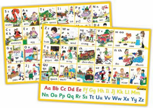 Misc. Jolly Phonics Letter Sound Wall Charts: In Precursive Letters (British English Edition) Book