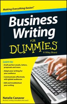 Paperback Business Writing for Dummies Book