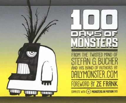 Hardcover 100 Days of Monsters [With DVD] Book