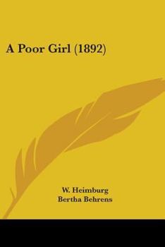 Paperback A Poor Girl (1892) Book