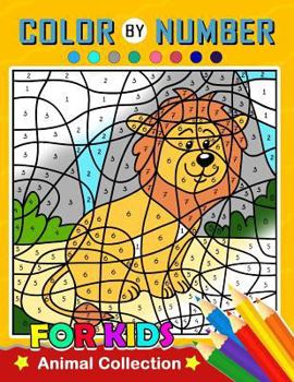 Paperback Color by Number for Kids: Animal Collection Activity book