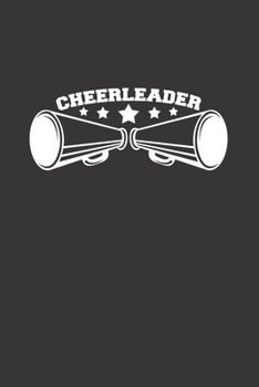 Paperback Cheerleader: 6x9 Cheerleading - dotgrid - dot grid paper - notebook - notes Book