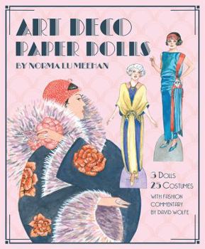 Paperback Art Deco Paper Dolls Book