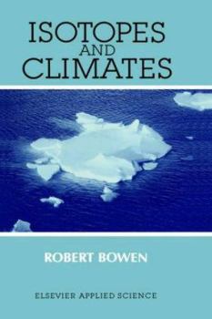 Hardcover Isotopes and Climates Book