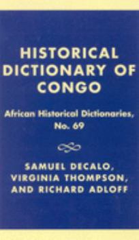 Hardcover Historical Dictionary of the Congo Book