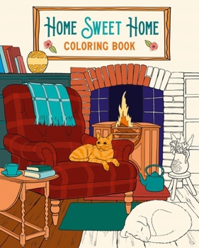 Paperback Home Sweet Home Coloring Book