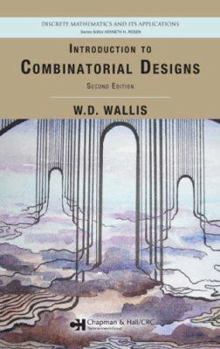 Hardcover Introduction to Combinatorial Designs Book