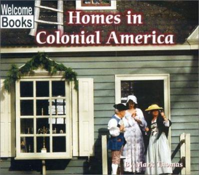 Paperback Homes in Colonial America Book