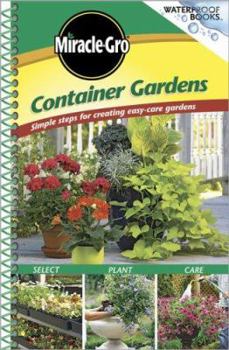 Spiral-bound Miracle-Gro Container Gardens Book