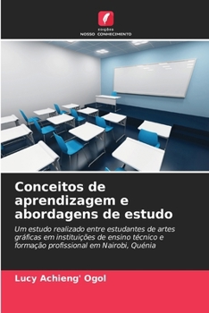 Paperback Conceitos de aprendizagem e abordagens de estudo [Portuguese] Book
