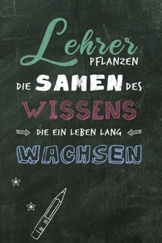 Notizbuch für Lehrer: Notizbuch und Journal für deine Projekte / DIN A5 15.24cm x 22.86 cm / US 6 x 9 inches / 120 Seiten / Liniert / Soft Cover (German Edition)