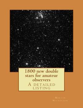 Paperback 1800 new double stars for amateur observers Book