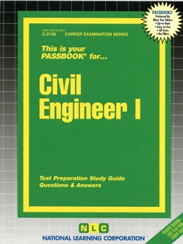 Spiral-bound Civil Engineer I: Passbooks Study Guide Book