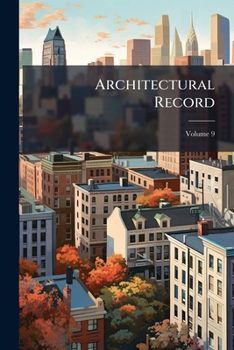Paperback Architectural Record; Volume 9 Book