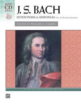 Paperback Bach -- Inventions & Sinfonias (2 & 3 Part Inventions): Comb Bound Book & CD (Alfred Masterwork CD Edition) Book