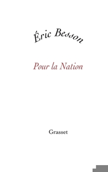 Paperback Pour la nation [French] Book