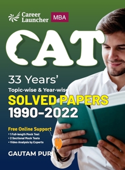 Paperback CAT 33 Years Topicwise Book