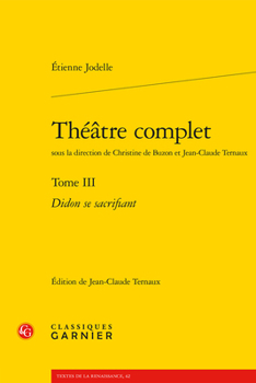 Paperback Theatre Complet: Didon Se Sacrifiant [French] Book