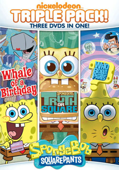 DVD Spongebob Squarepants Triple Feature Book