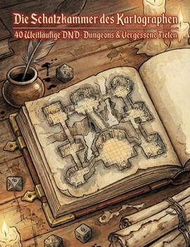 Paperback Die Schatzkammer des Kartographen 40 Weitläufige DND-Dungeons & Vergessene Tiefen [German] Book