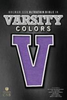 Imitation Leather Ultrathin Varsity Colors Bible-HCSB Book