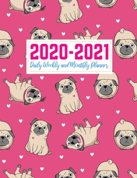 2020-2021 Daily Weekly and Monthly Planner: Pretty Two Year Jan 1, 2020 - Dec 31, 2021 Calendar Organizer and Appointment Schedule Agenda Journal for ... - 24 Months Planner - Creative AG 0028