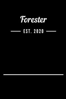 Paperback Forester EST. 2020: Blank Lined Notebook Journal Book