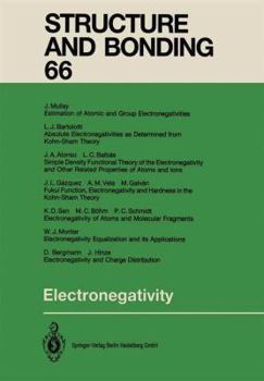 Paperback Electronegativity Book