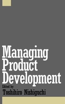 Hardcover Managing Product Development Book